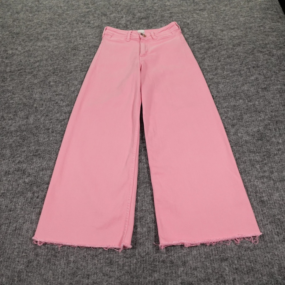 Maeve Pink Wide Leg Pants